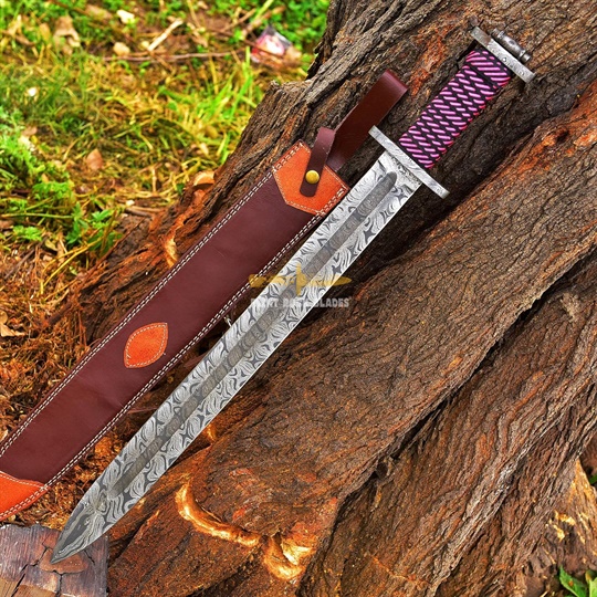 Damascus Steel Blade Sword