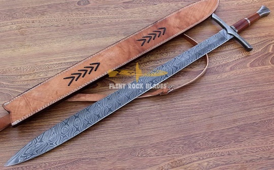 Damascus Steel Blade Sword