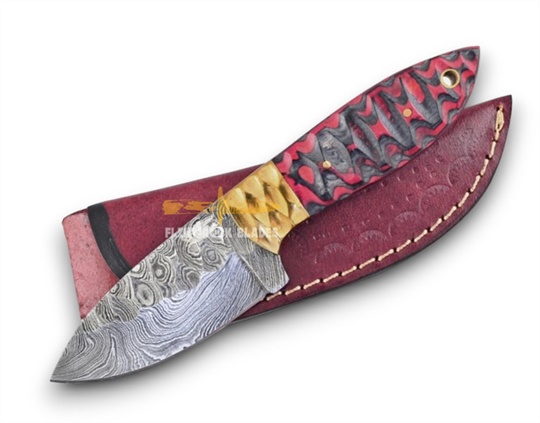 Damascus Steel Skinner Knife