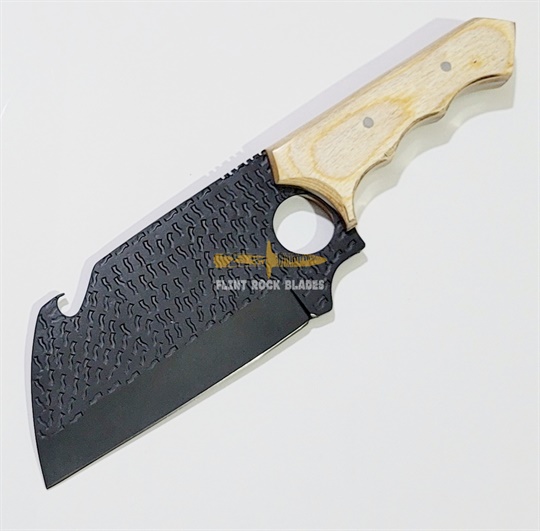 Carbon steel Powder Coated Cleaver