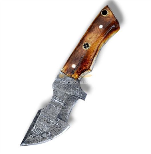 Damascus Steel Mini Tracker knife