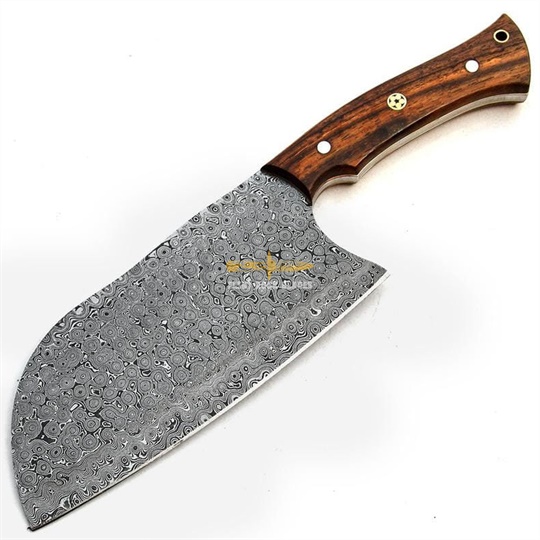 Damascus Steel Cleaver Knife