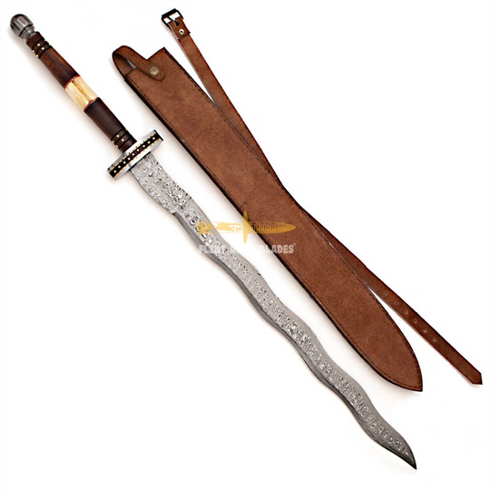 Damascus Steel Blade Sword