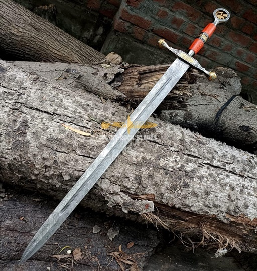 Damascus Steel Blade Sword