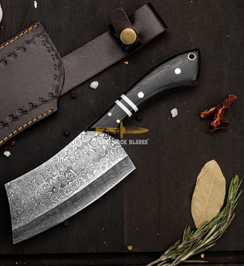 Damascus Steel cleaver