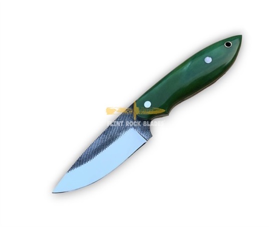 Carbon steel Rasp Pattern Blade Knife