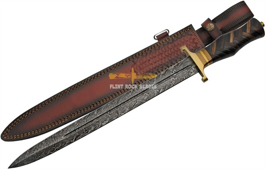 Damascus Steel Blade Sword