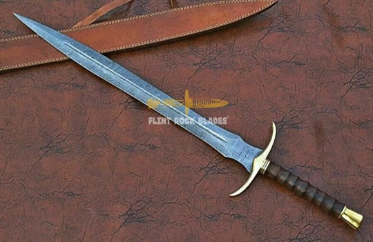 Damascus Steel Blade Sword