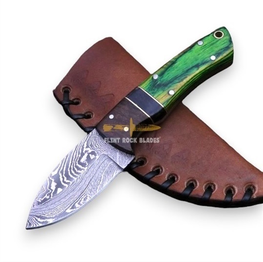 Damascus Steel Skinner Knife