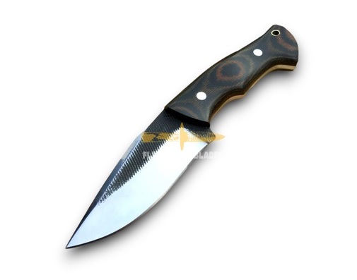 Carbon steel Rasp Pattern Blade Knife