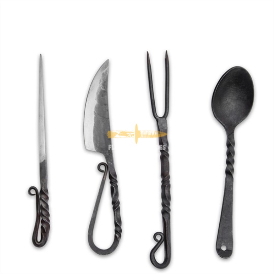 Forged Medieval Cutlery set