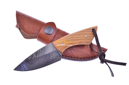 Damascus Steel Skinner Knife