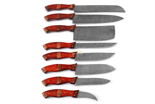 Damascus Steel Chef Set(8pc)