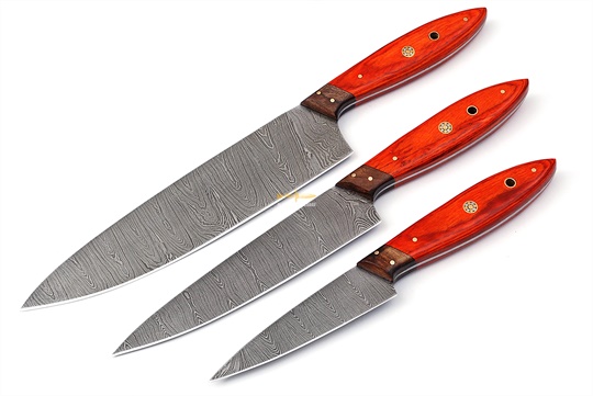 Damascus Steel Chef Set(3pc)