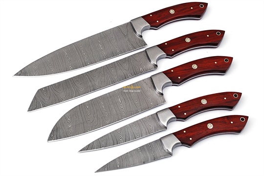 Damascus Steel Chef Set(5pc)