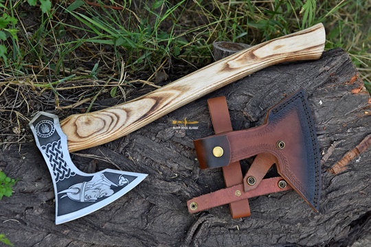 ETCHED STEEL HEAD TOMAHAWK