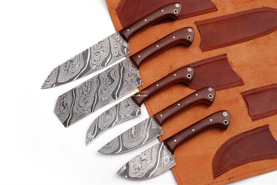 Damascus Steel Chef Set(5pc)