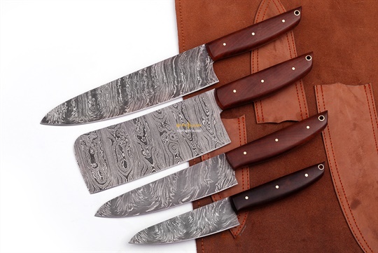 Damascus Steel Chef Set(4pc)