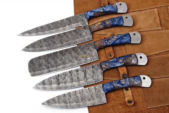 Damascus Steel Chef Set(5pc)