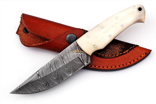 Damascus Skinner Knife 