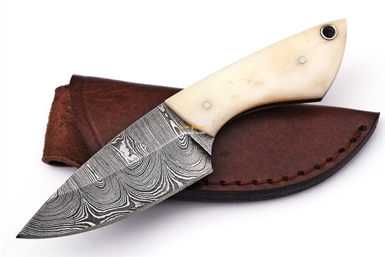 Damascus Skinner Knife 