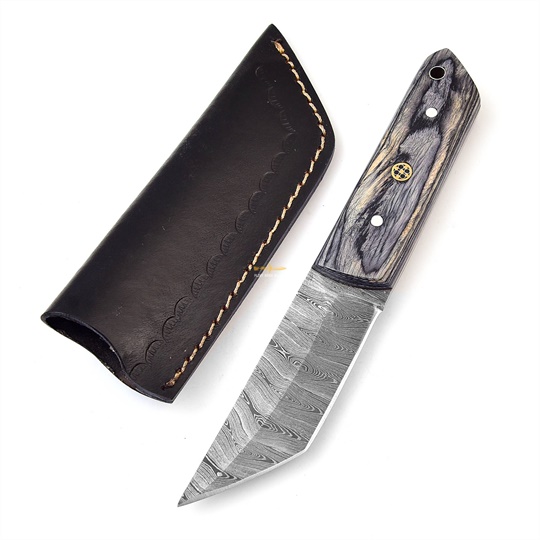 Damascus Steel Tanto Knife