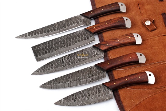 Damascus Steel Chef Set(5pc)