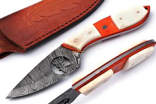 Damascus Skinner Knife 