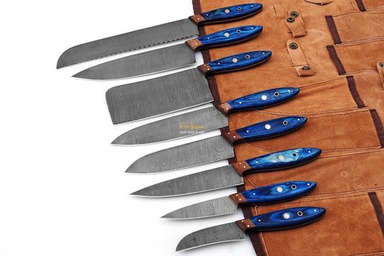 Damascus Steel Chef Set(8pc)