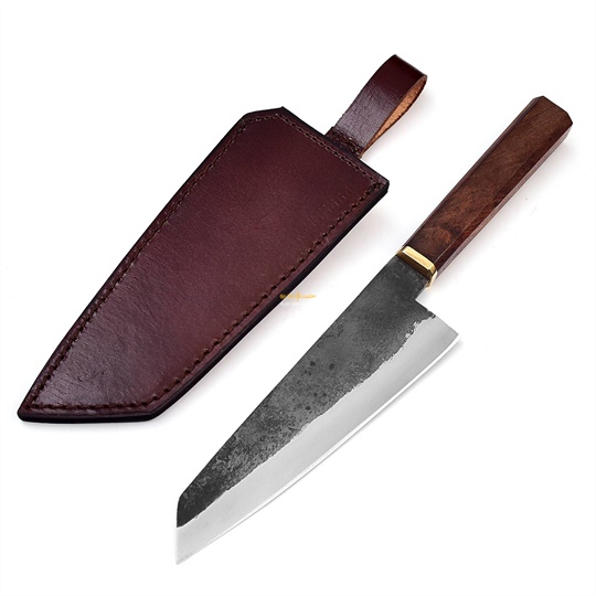 Carbon Steel Santoku Knife