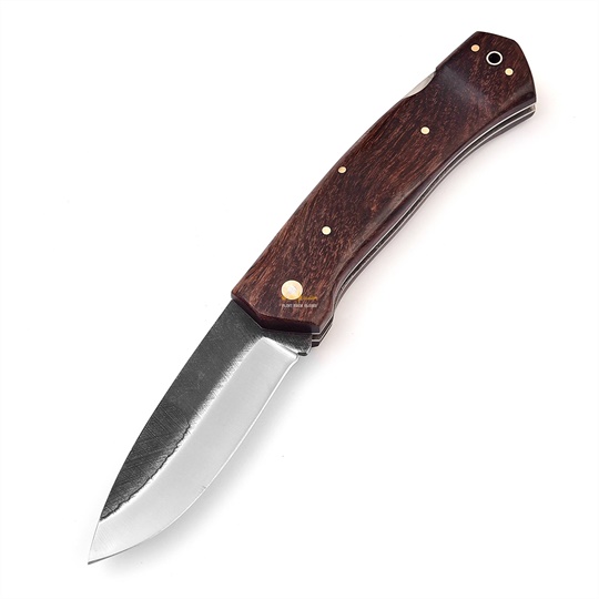 Carbon Steel Bushcraft Folder Knife