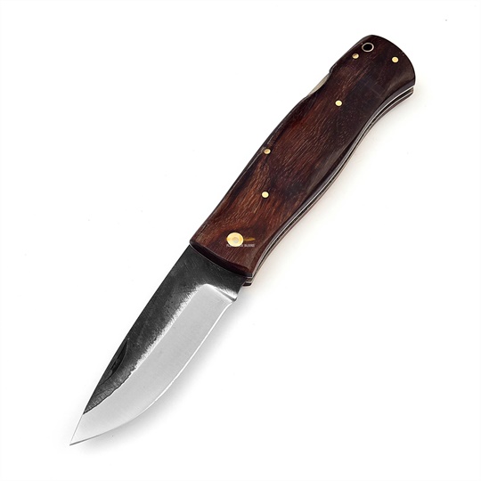 Carbon Steel Blade Bushcraft Folder Knife