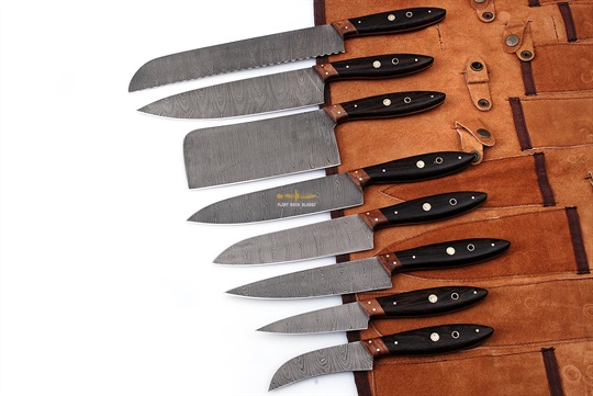 Damascus Steel Chef Set(8pc)