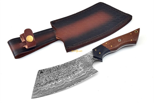 Damascus Cleaver Knife