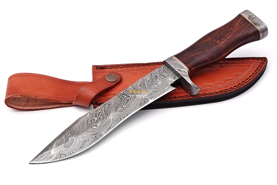 Damascus Bowie Knife