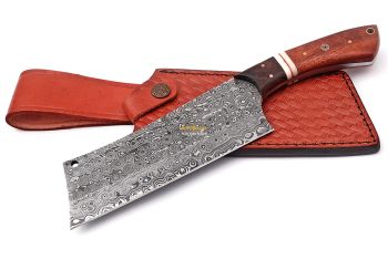 Damascus meat Cleaver 