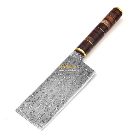 Damascus Cleaver Knife