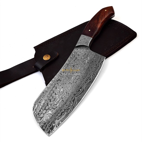 Damascus Steel cleaver