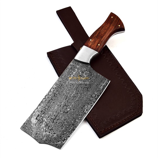 Damascus Steel cleaver