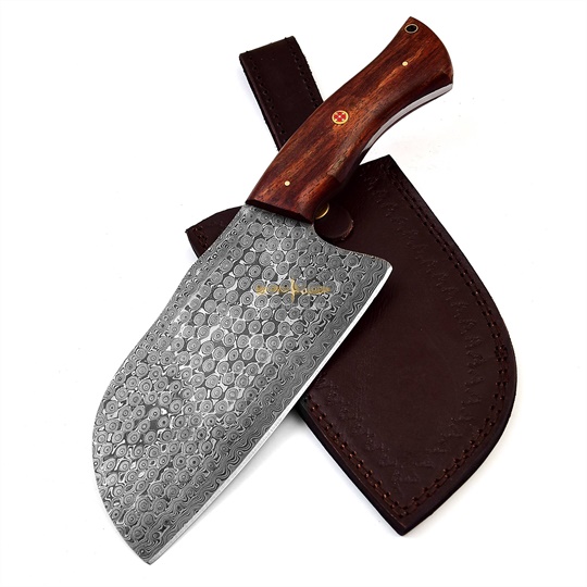 Damascus Steel cleaver