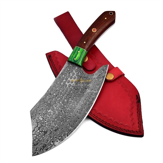 Damascus Steel cleaver