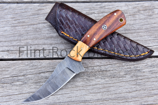 Damascus SKINNER KNIFE