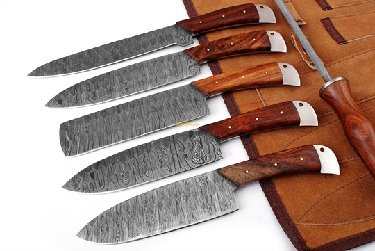 Damascus Steel Chef Set(5pc)