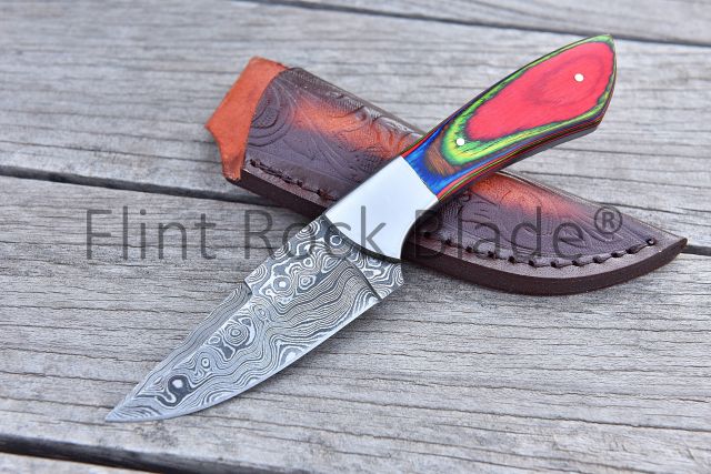 Damascus SKINNER KNIFE