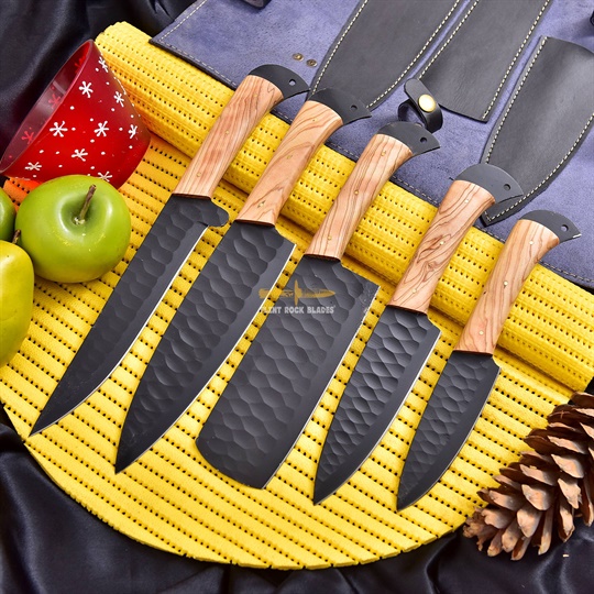 Damascus Steel Chef Set(5pc)