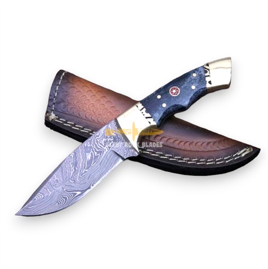 Damascus Steel Hunting Knife