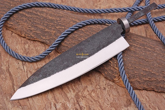 Carbon Steel Chef Blank Blade