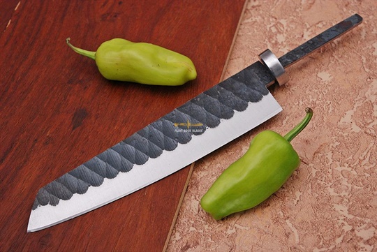 Carbon Steel Chef Blank Blade