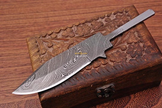 Damascus steel Blank Blade