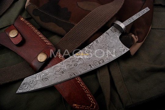 Damascus Steel Chef Blank Blade